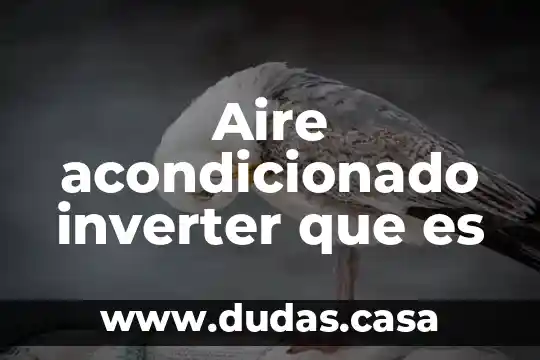 Aire acondicionado inverter que es