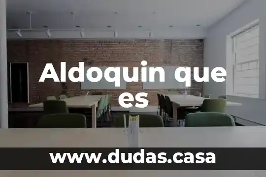 Aldoquin que es