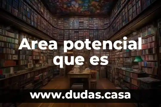 Area potencial que es
