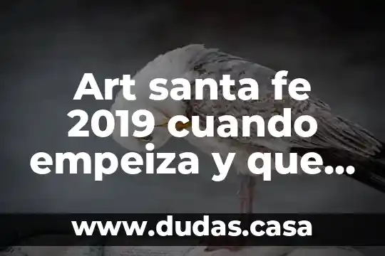 Art santa fe 2019 cuando empeiza y que es