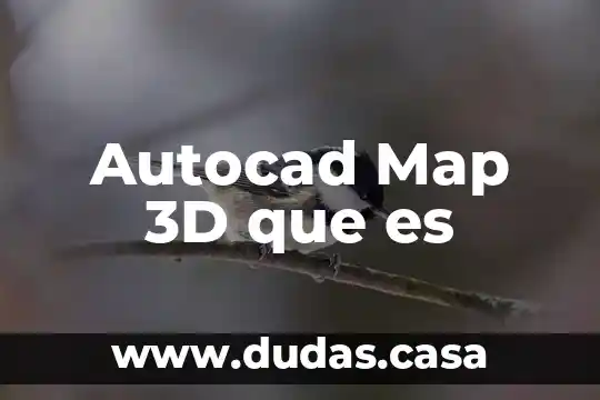 Autocad Map 3D que es