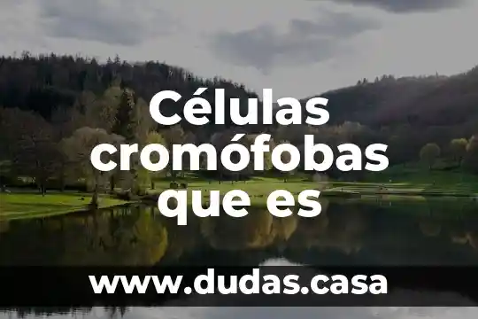 Células cromófobas que es