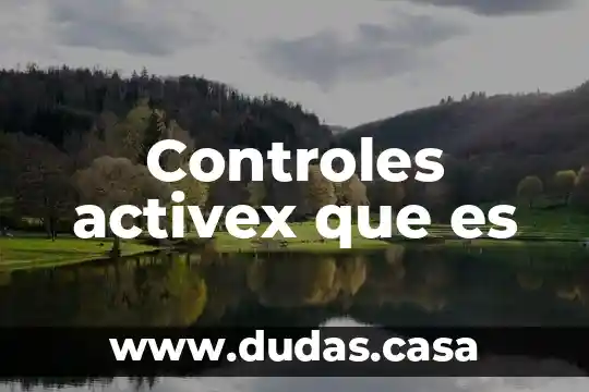 Controles activex que es