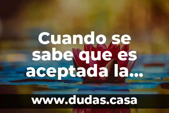 Cuando se sabe que es aceptada la declaración del SAT