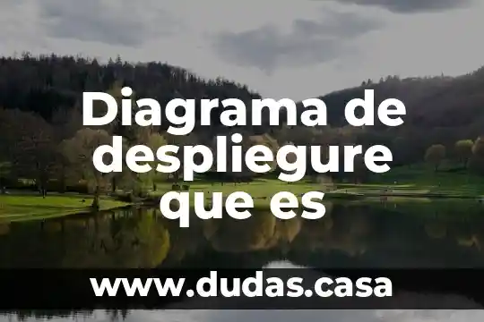Diagrama de despliegure que es