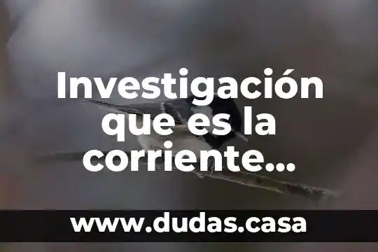 Investigación que es la corriente alterna