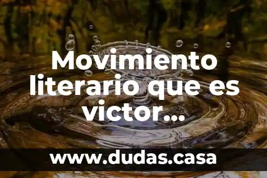Movimiento literario que es victor frankenstein