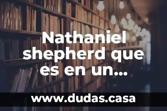 Nathaniel shepherd que es en un espacio entre nosotros