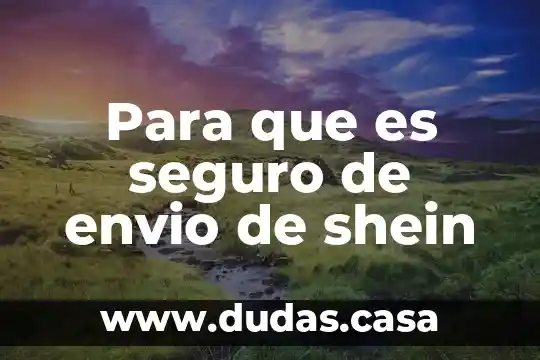 Que es un seguro colectivo de accidentes personales 6 Para que es seguro de envio de shein