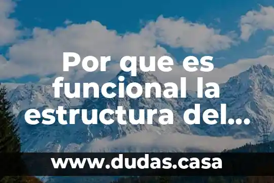 Por que es funcional la estructura del inegi