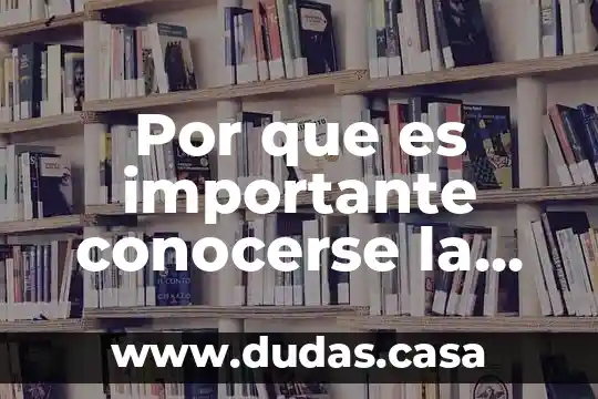Por que es importante conocerse la sociedad donde vives