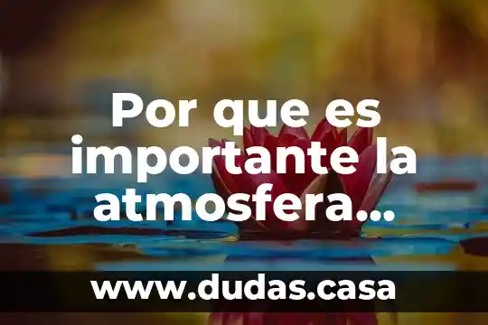 Por que es importante la atmosfera ensayo