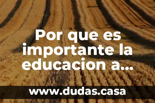 Por que es importante la educacion a nivel mundial