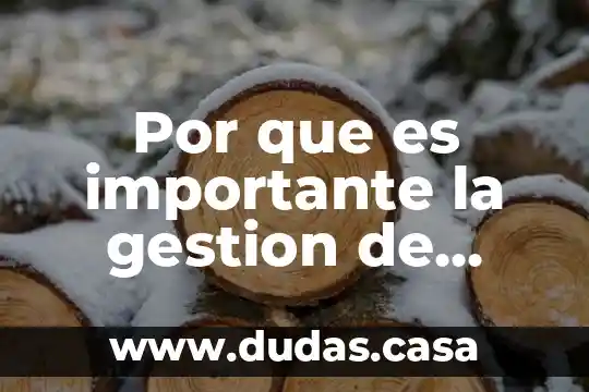 Por que es importante la gestion de tecnologias