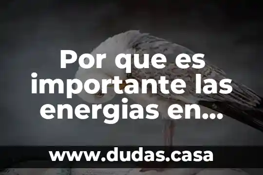 Por que es importante las energias en quimica