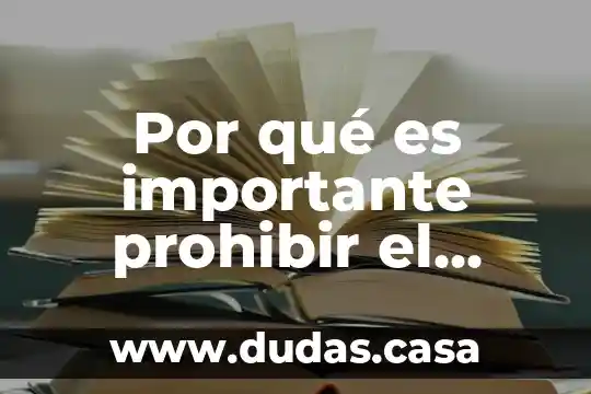 Por qué es importante prohibir el alcohol