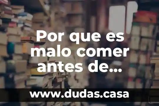 Por que es malo comer antes de dormir