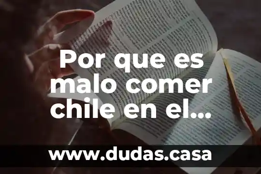 Por que es malo comer chile en el embarazo