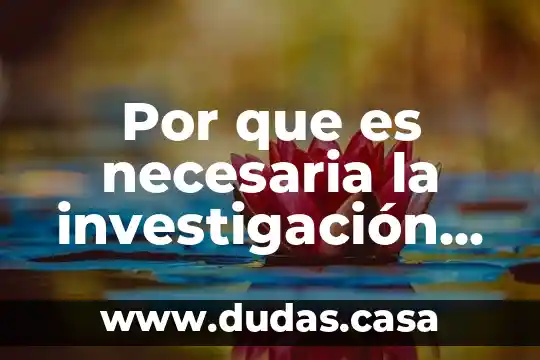 Por que es necesaria la investigación previa del tema
