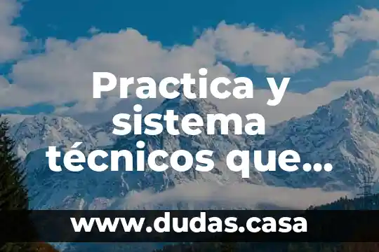 Practica y sistema técnicos que es