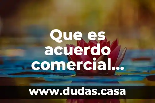 Que es acuerdo comercial preferencial