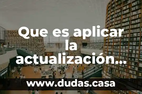 Que es aplicar la actualización de la memoria caché