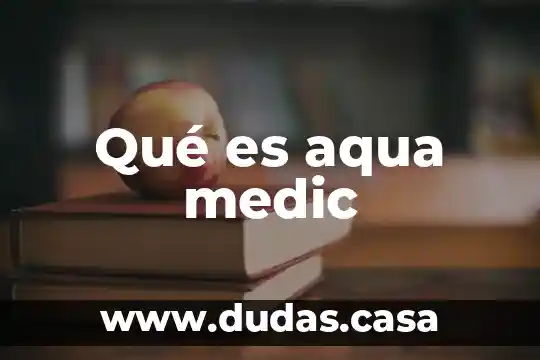 Qué es aqua medic