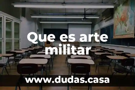 Que es arte militar