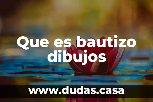 Que es bautizo dibujos