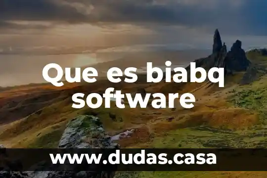 Que es biabq software