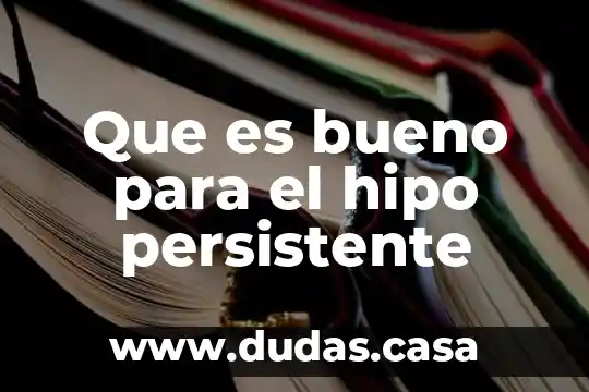 Que es bueno para el hipo persistente