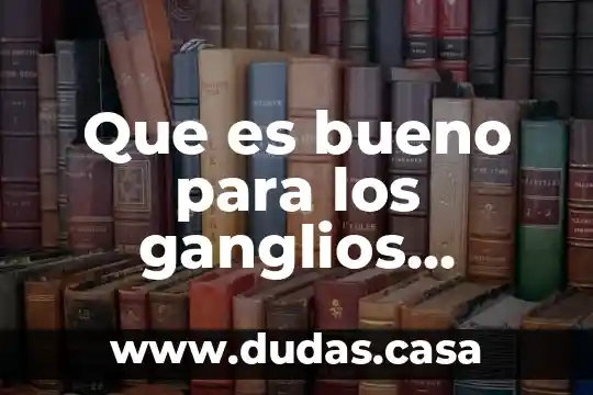 Que es bueno para los ganglios inflamados de la ingle