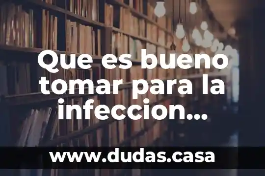 Que es bueno tomar para la infeccion estomacal