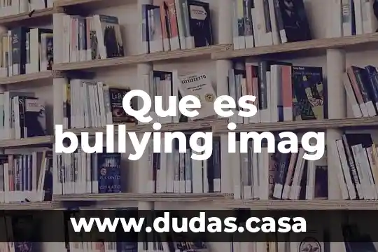 Que es bullying imag