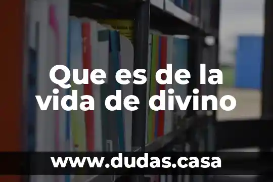 Que es de la vida de divino