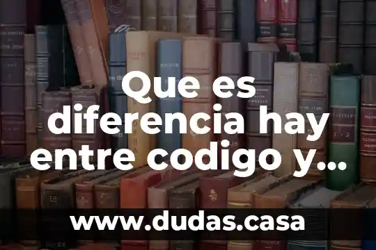Que es diferencia hay entre codigo y simbolo