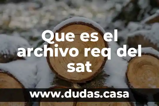 Que es el archivo req del sat