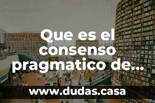 Que es el consenso pragmatico de lo social