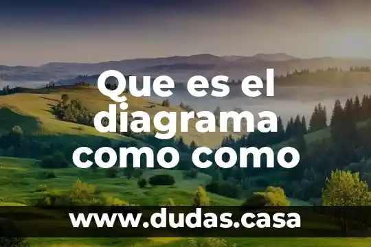 Que es el diagrama como como