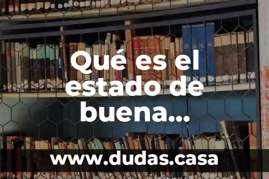 Qué es el estado de buena esperanza