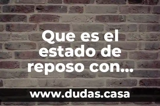 Que es el estado de reposo con movimiento rectilineo uniforme
