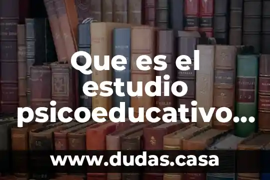 Que es el estudio psicoeducativo segun pirre faure scielo