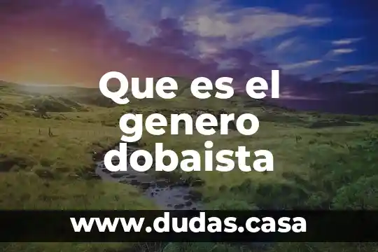 Que es el genero dobaista
