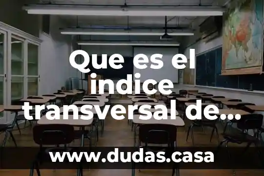 Que es el indice transversal de genero