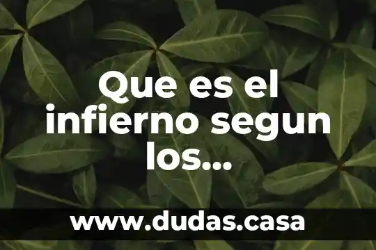 Que es el infierno segun los pentecostales
