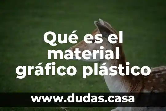 Qué es el material gráfico plástico
