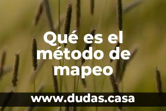 Qué es el método de mapeo