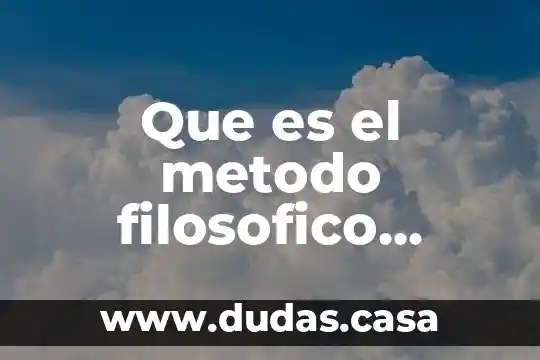 Que es el metodo filosofico hermeneutico