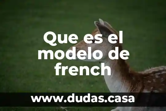 Que es el modelo de french