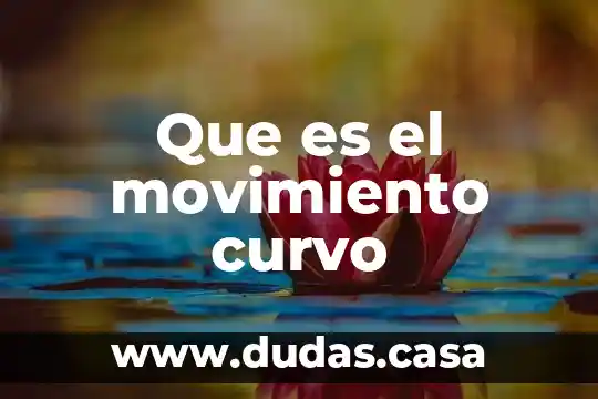 Que es el movimiento curvo